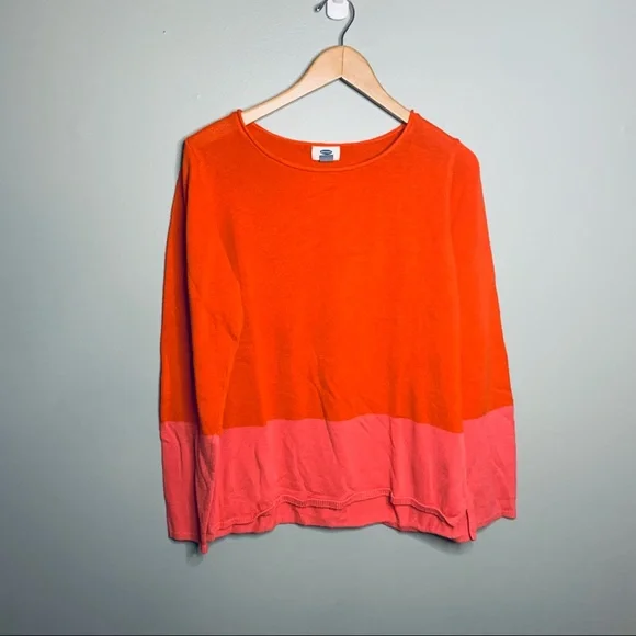 Old navy color block sweater size XL - Picture 2 of 4